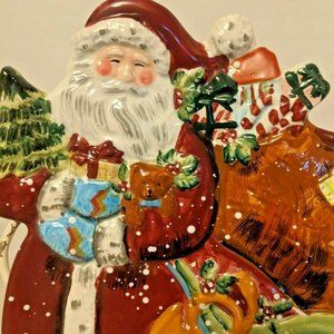 Susan Winget Santa Claus Christmas Plate